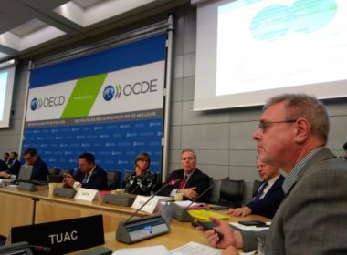 obraz dla wpisu: Komitet ds. stali OECD: pracownicy żądają Sprawiedliwej Transformacji!