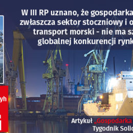 Gospodarka morska_pod newsy polityka,gospodarka